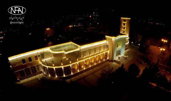نورپردازی کاخ استانداری آذربایجان شرقی