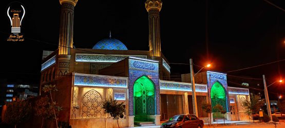 نورپردازی مسجد حضرت ولیعصر(عج) تبریز